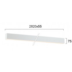 Plafoniera Liniara STATION ULTRA 3911-01282-4-W-N Viokef LED, Alb, Grecia