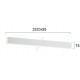 Plafoniera Liniara STATION ULTRA 3911-01282-3-W-D5 Viokef LED, Alb, Grecia