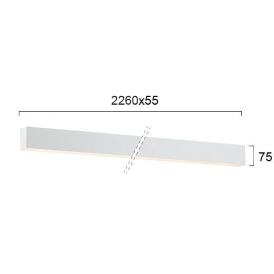 Aplica STATION ULTRA 3911-02226-4-W-D5 Viokef LED, Alb, Grecia