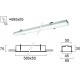 Plafoniera Incastrata STATION ULTRA 3911-03058-4-U-D5 Viokef LED, Grecia