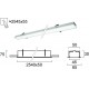 Plafoniera Incastrata STATION ULTRA 3911-03254-3-U-D3 Viokef LED, Grecia