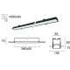 Plafoniera Incastrata STATION ULTRA 3911-04058-3-B-D3 Viokef LED, Negru, Grecia