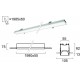 Plafoniera Incastrata STATION ULTRA 3911-04198-4-U-D5 Viokef LED, Grecia