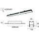 Plafoniera Incastrata STATION ULTRA 3911-04226-4-B-N Viokef LED, Negru, Grecia