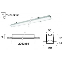 Plafoniera Incastrata STATION ULTRA 3911-04226-4-U-N Viokef LED, Grecia