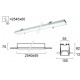 Plafoniera Incastrata STATION ULTRA 3911-04254-4-U-N Viokef LED, Grecia