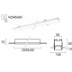 Plafoniera Incastrata STATION ULTRA 3911-04254-4-W-N Viokef LED, Alb, Grecia