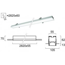 Plafoniera Incastrata STATION ULTRA 3911-04282-4-U-N Viokef LED, Grecia