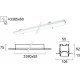 Plafoniera Incastrata STATION ULTRA 3911-04338-4-W-D3 Viokef LED, Alb, Grecia