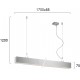 Suspensie Liniara STATION ULTRA 3911-10170-4-U-D4 Viokef LED, Grecia