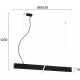 Suspensie Liniara CIBA 3916-00086-4-B-M-D3 Viokef LED, Negru, Grecia