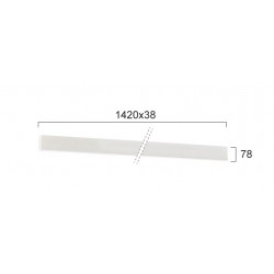 Plafoniera Liniara CIBA 3916-01142-4-W-P-D3 Viokef LED, Alb, Grecia