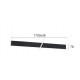 Plafoniera Liniara CIBA 3916-01170-4-B-P-D3 Viokef LED, Negru, Grecia