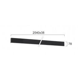 Plafoniera Liniara CIBA 3916-01254-4-B-M-D4 Viokef LED, Negru, Grecia