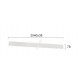 Plafoniera Liniara CIBA 3916-01254-4-W-P-N Viokef LED, Alb, Grecia
