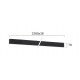 Plafoniera Liniara CIBA 3916-01338-4-B-M-N Viokef LED, Negru, Grecia