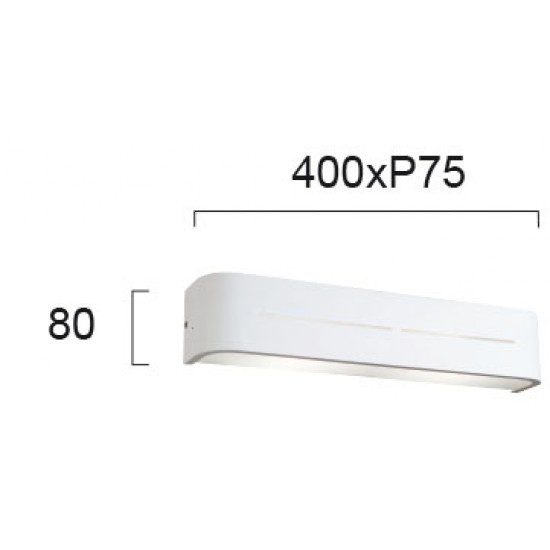 Aplica TERRY 4104100 Viokef E14, Alb, Grecia