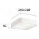 Plafoniera TERRY 4104200 Viokef E27, Alb, Grecia