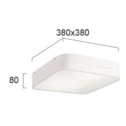 Plafoniera TERRY 4104300 Viokef E27, Alb, Grecia