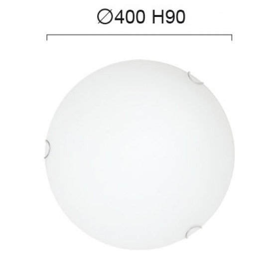 Plafoniera DAVID 4105800 Viokef E27, Alb, Grecia