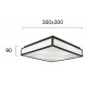 Plafoniera FIGARO 4118001 Viokef E27, Alb, Grecia