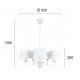 Candelabru REANNA 4138800 Viokef E14, Alb, Grecia