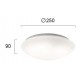Plafoniera DISK 4144700 Viokef E27, Alb, Grecia