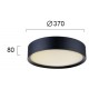 Plafoniera ALESSIO 4155300 Viokef E27, Negru, Grecia