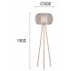 Lampadar IRIS 4160900 Viokef E27, Bej, Grecia