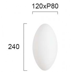 Aplica BIANCA 4161000 Viokef E14, Alb, Grecia
