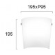 Aplica LENNY 4161100 Viokef E14, Alb, Grecia