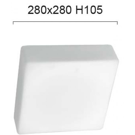 Plafoniera TITO 4161600 Viokef E27, Alb, Grecia
