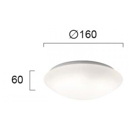 Plafoniera DISK 4161900 Viokef G9, Alb, Grecia