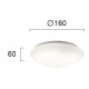 Plafoniera DISK 4161900 Viokef G9, Alb, Grecia