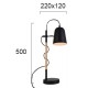 Veioza EDDIE 4163800 Viokef E14, Negru, Grecia