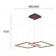 Suspensie LINUS 4173600 Viokef LED, Cupru, Grecia