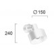 Aplica NORTON 4185200 Viokef E27, Alb, Grecia