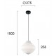 Pendul BOHO 4187900 Viokef E27, Alb, Grecia
