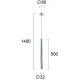 Pendul ELLIOT 4201701 Viokef LED, Crom, Grecia