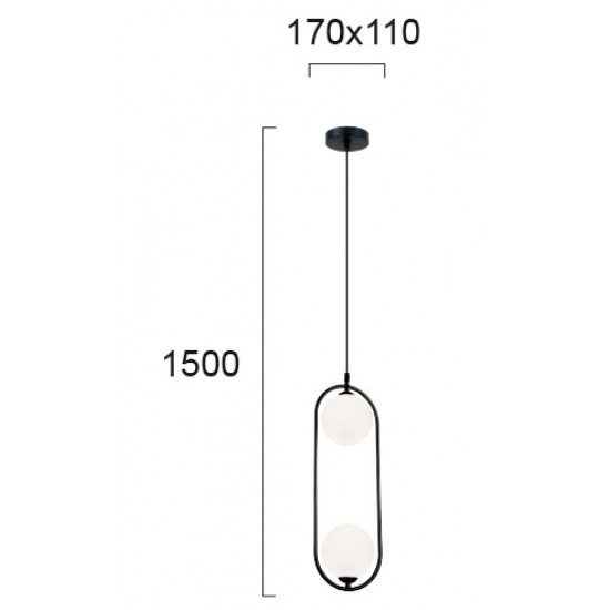 Pendul FANCY 4208700 Viokef G9, Alb, Grecia