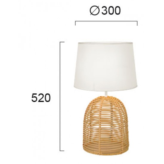 Veioza MARION 4211600 Viokef E27, Natural, Grecia