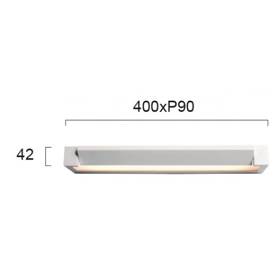 Aplica Dormitor VALSE 4213200 Viokef LED, Alb, Grecia