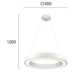 Suspensie APOLLO 4214000 Viokef LED, Alb, Grecia