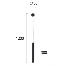 Pendul NESTOR 4214301 Viokef LED, Negru, Grecia