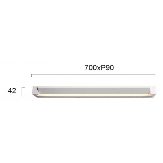 Aplica Dormitor VALSE 4220200 Viokef LED, Alb, Grecia
