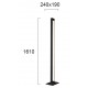 Lampadar TIFFANY 4220800 Viokef LED, Negru, Grecia