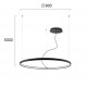 Suspensie VERDI 4224300 Viokef LED, Negru, Grecia