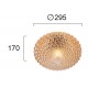 Plafoniera ESTER 4225801 Viokef E27, Amber, Grecia