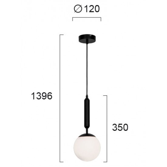 Pendul ANOUK 4228601 Viokef G9, Alb, Grecia
