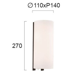 Aplica Dormitor BISHOP 4229400 Viokef G9, Alb, Grecia